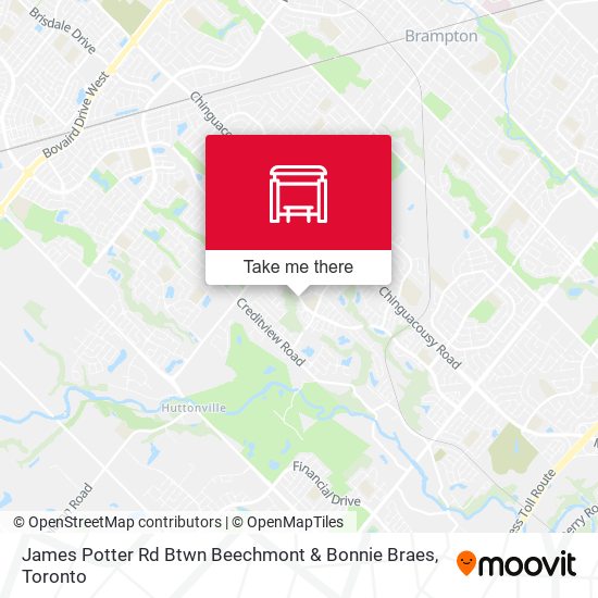 James Potter Rd Btwn Beechmont & Bonnie Braes map
