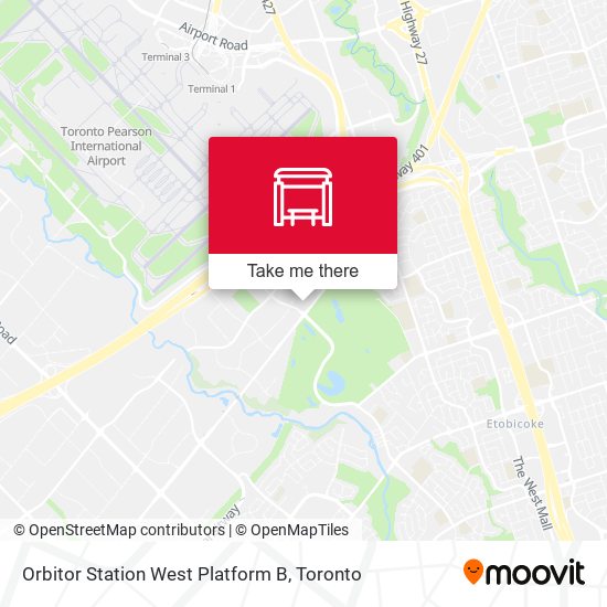 Orbitor Station West Platform B map