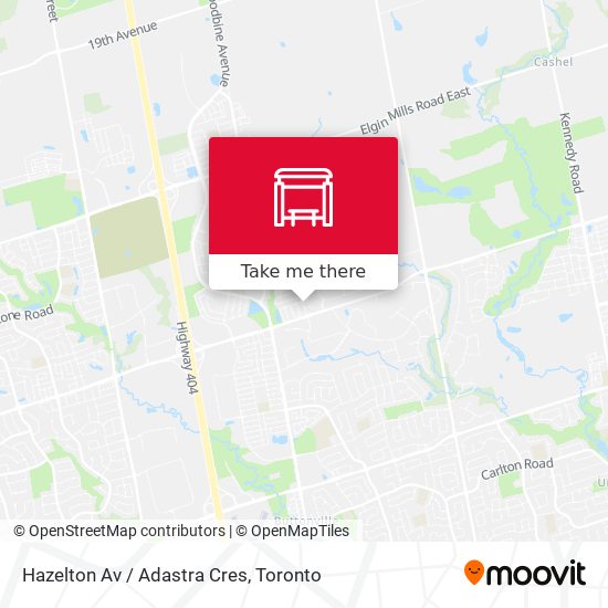 Hazelton Av / Adastra Cres plan