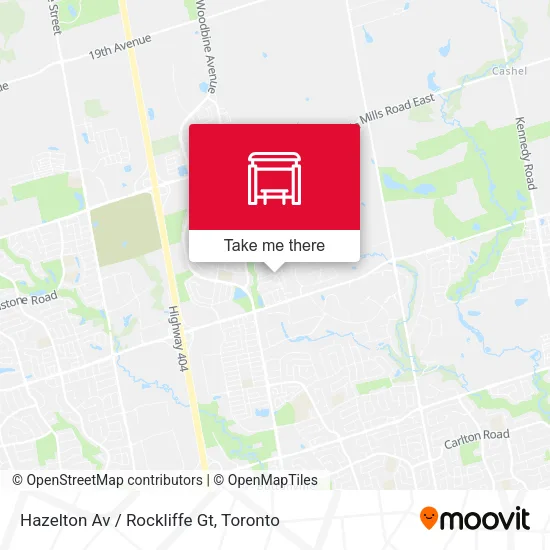 Hazelton Av / Rockliffe Gt map