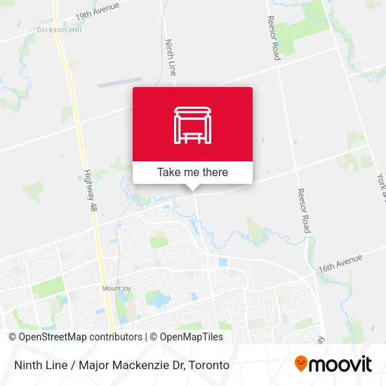 Ninth Line / Major Mackenzie Dr map