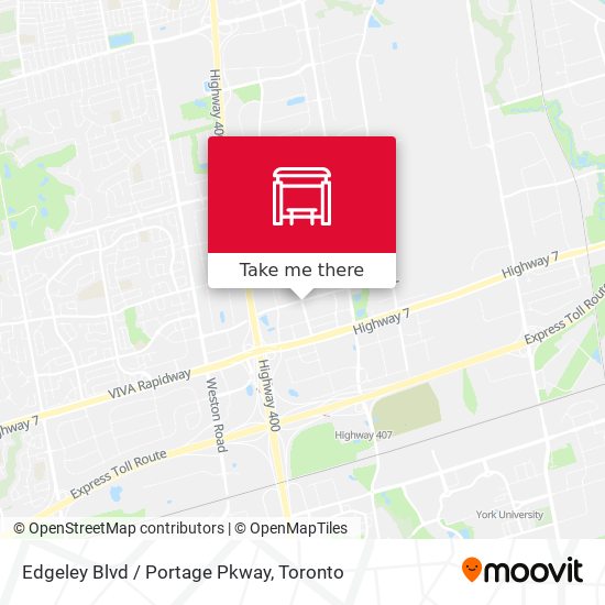 Edgeley Blvd / Portage Pkway map