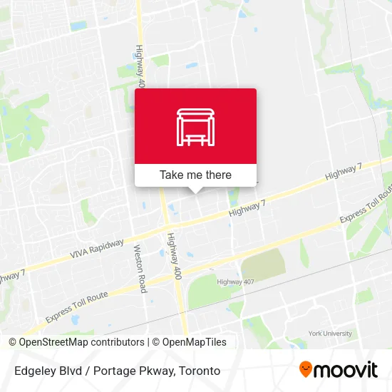 Edgeley Blvd / Portage Pkway map