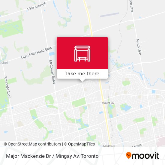 Major Mackenzie Dr / Mingay Av plan