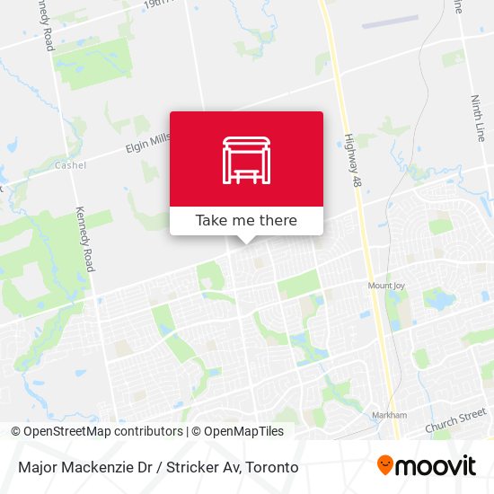 Major Mackenzie Dr / Stricker Av plan