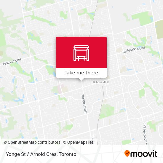 Yonge St / Arnold Cres map