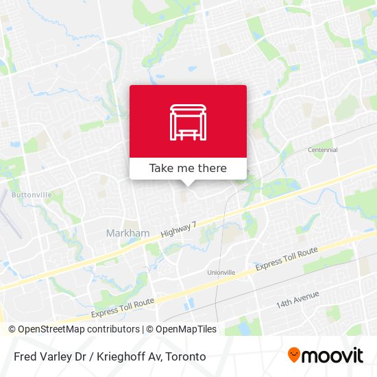 Fred Varley Dr / Krieghoff Av map