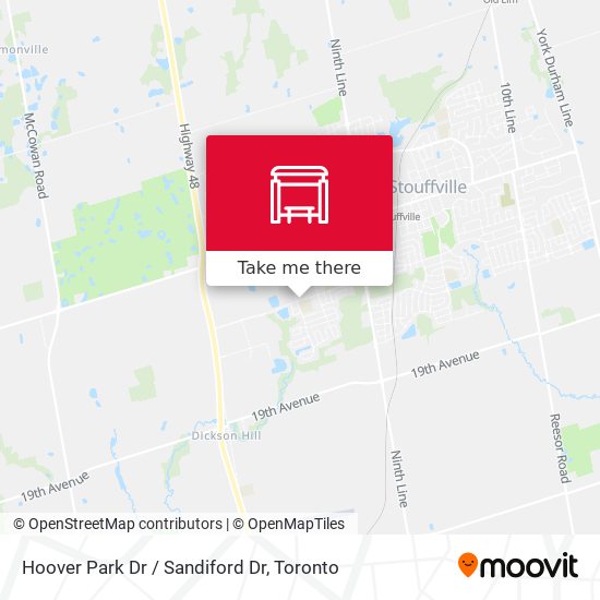 Hoover Park Dr / Sandiford Dr map
