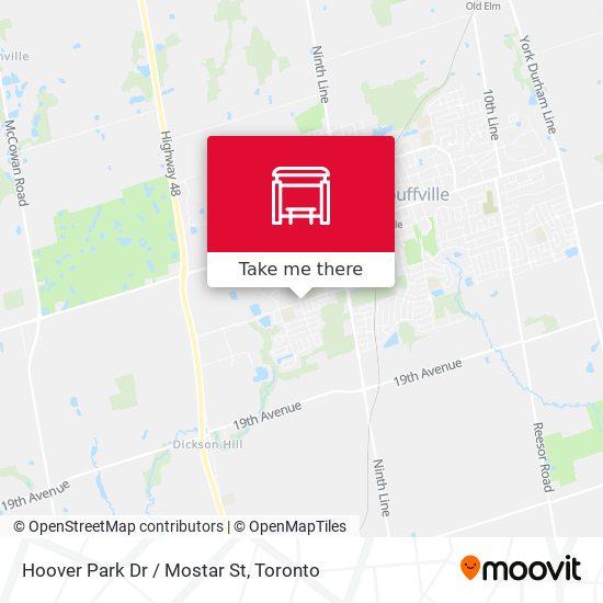 Hoover Park Dr / Mostar St plan