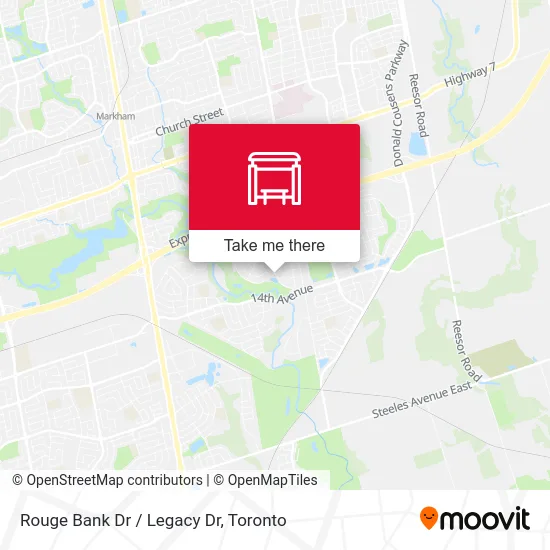 Rouge Bank Dr / Legacy Dr map