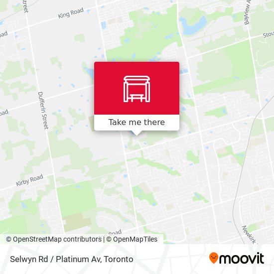 Selwyn Rd / Platinum Av map
