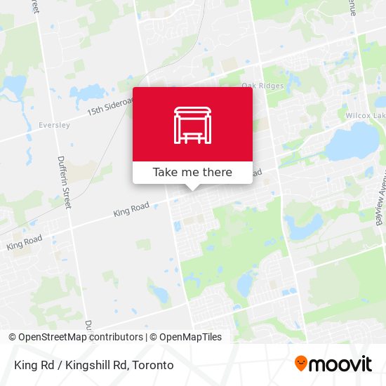 King Rd / Kingshill Rd map