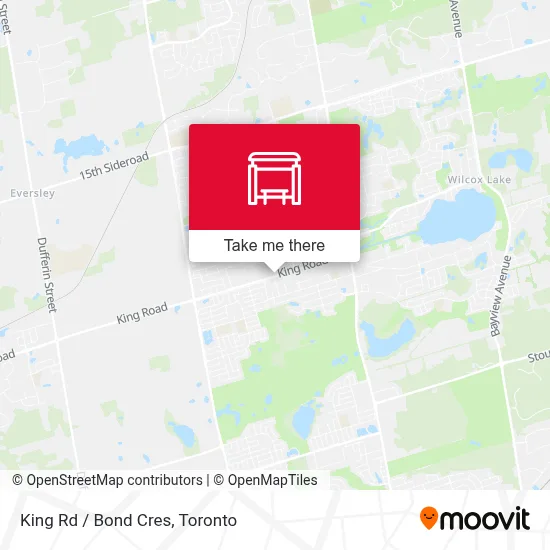 King Rd / Bond Cres map