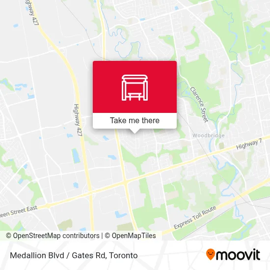 Medallion Blvd / Gates Rd map