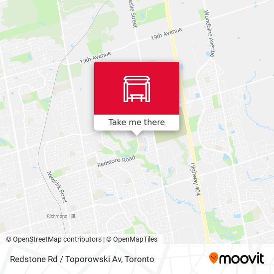 Redstone Rd / Toporowski Av plan