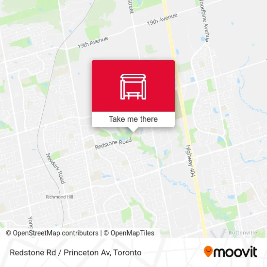 Redstone Rd / Princeton Av map