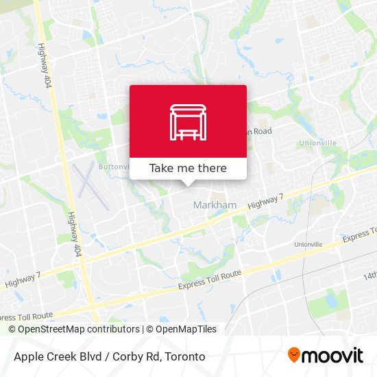 Apple Creek Blvd / Corby Rd map