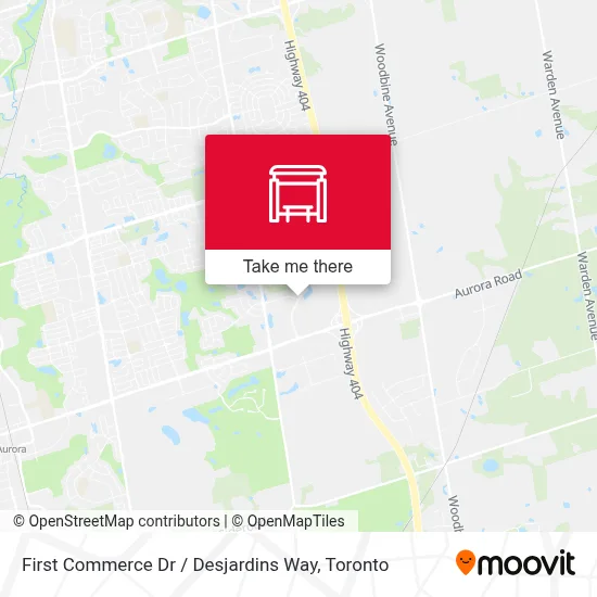 First Commerce Dr / Desjardins Way map