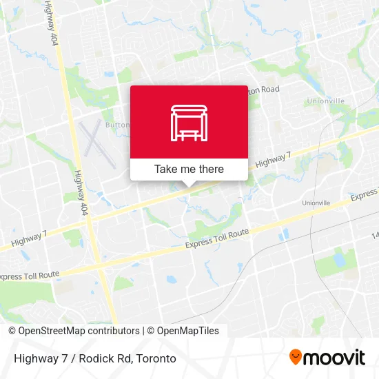 Highway 7 / Rodick Rd map