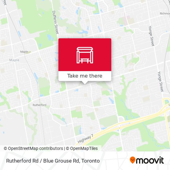 Rutherford Rd / Blue Grouse Rd map