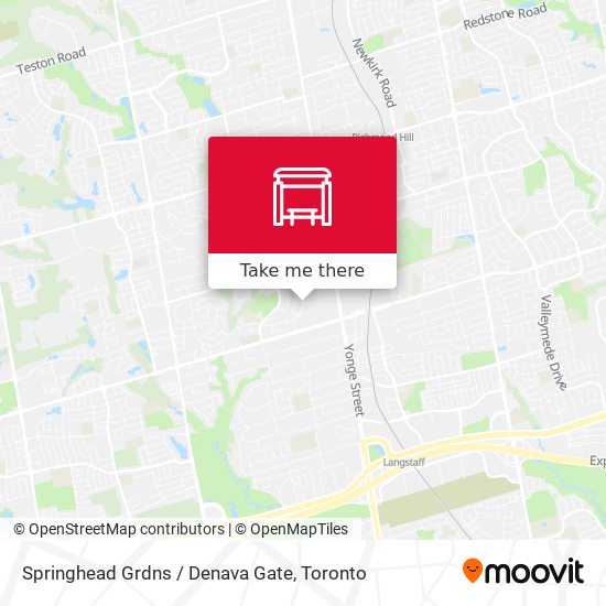 Springhead Grdns / Denava Gate map