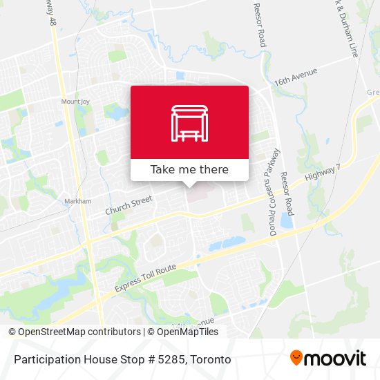 Participation House Stop # 5285 plan