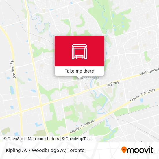 Kipling Av / Woodbridge Av plan