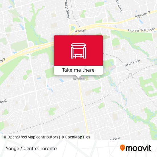 Yonge / Centre map