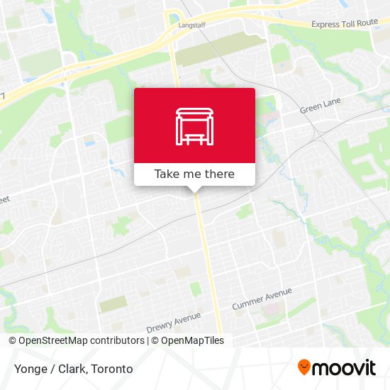 Yonge / Clark map