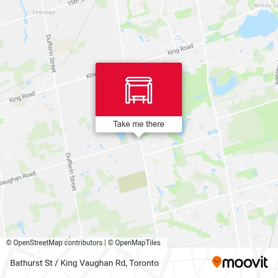 Bathurst St / King Vaughan Rd map
