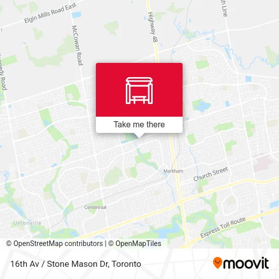 16th Av / Stone Mason Dr map