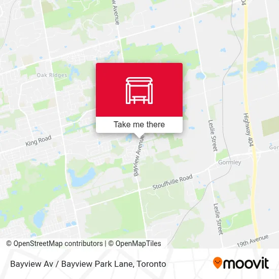 Bayview Av / Bayview Park Lane map