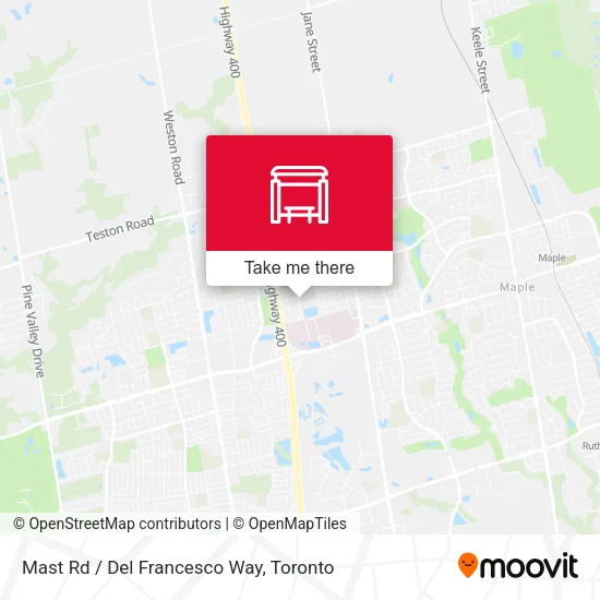 Mast Rd / Del Francesco Way map