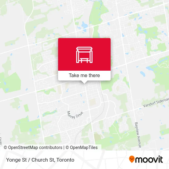 Yonge St / Church St map