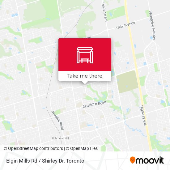 Elgin Mills Rd / Shirley Dr map