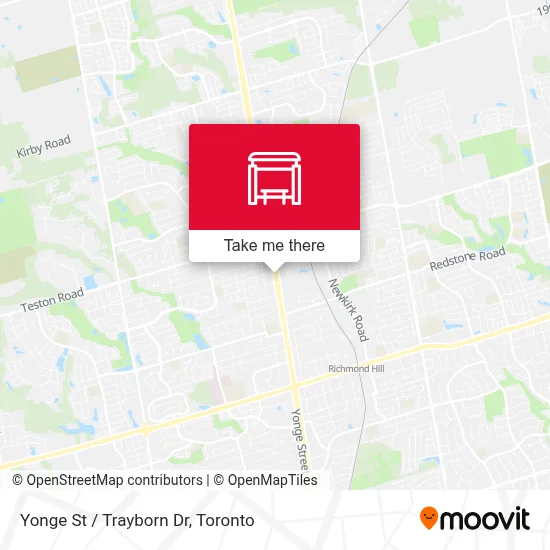 Yonge St / Trayborn Dr map