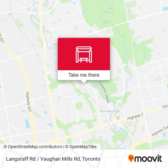 Langstaff Rd / Vaughan Mills Rd map