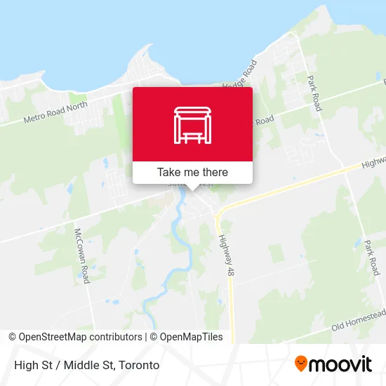 High St / Middle St map