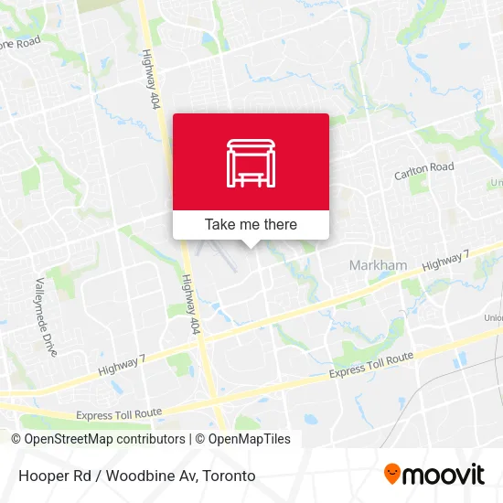 Hooper Rd / Woodbine Av map