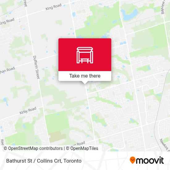 Bathurst St / Collins Crt map