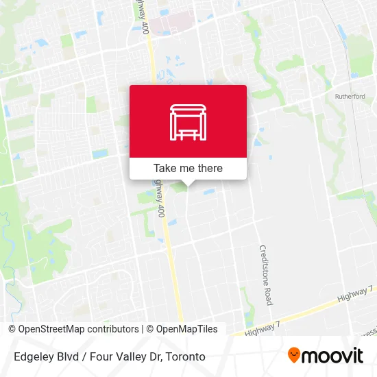 Edgeley Blvd / Four Valley Dr map