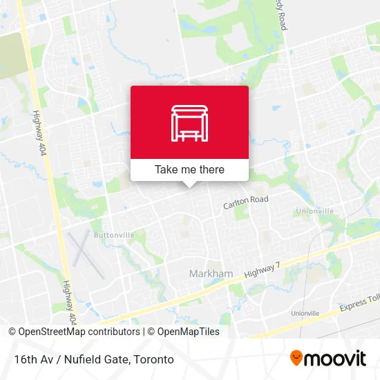 16th Av / Nufield Gate map