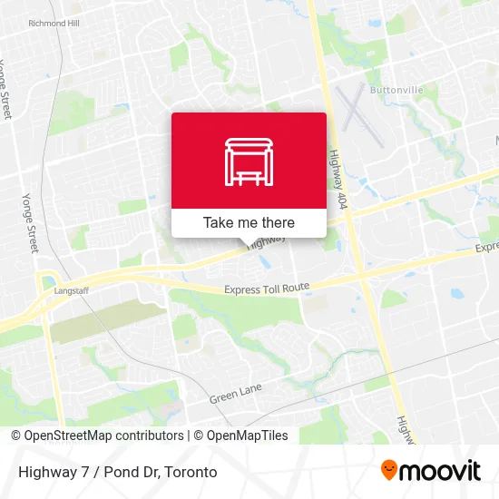 Highway 7 / Pond Dr map