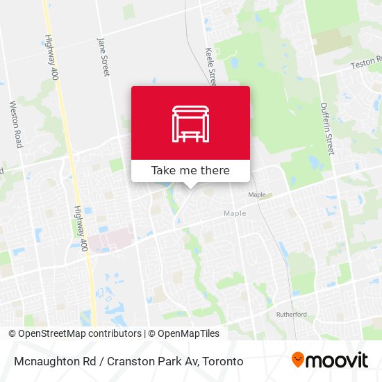 Mcnaughton Rd / Cranston Park Av plan