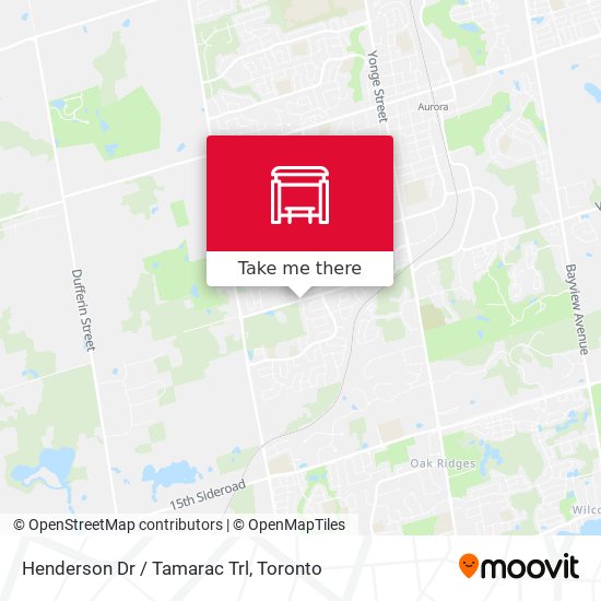 Henderson Dr / Tamarac Trl map