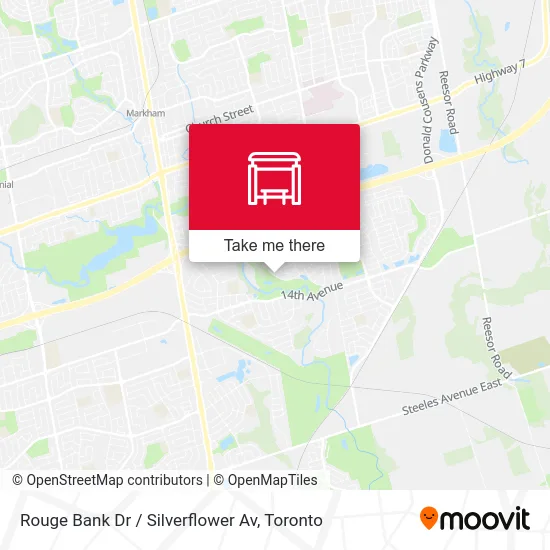 Rouge Bank Dr / Silverflower Av map
