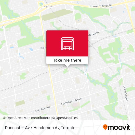 Doncaster Av / Henderson Av map