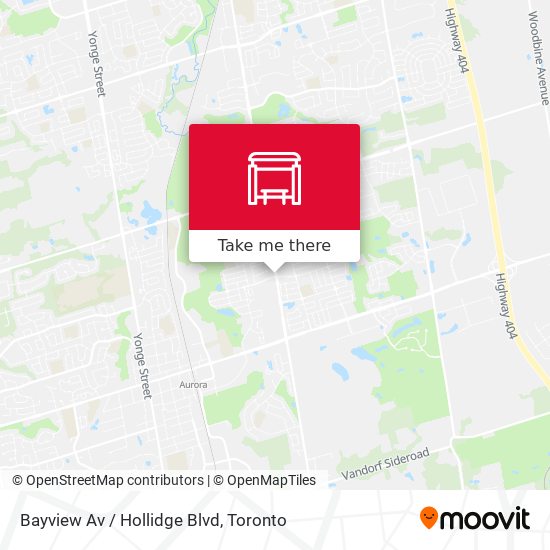 Bayview Av / Hollidge Blvd plan