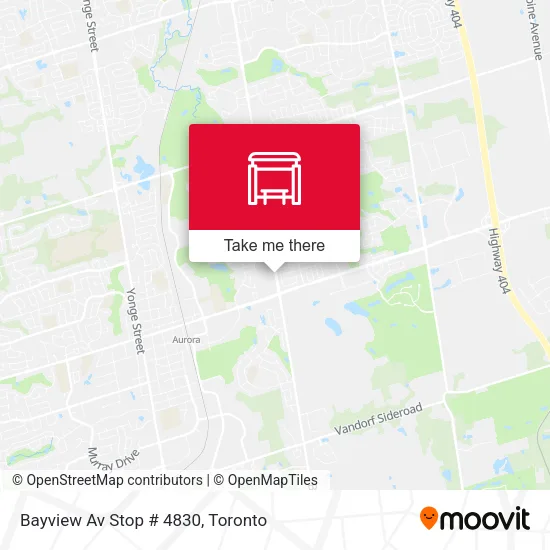 Bayview Av Stop # 4830 map