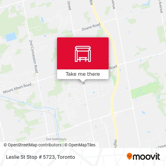 Leslie St Stop # 5723 plan